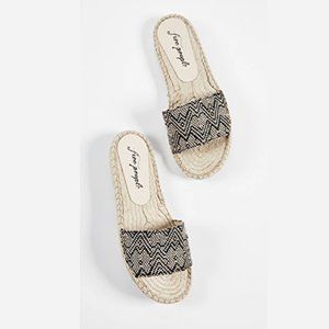 Free People Espadrille Slide Sandals - NEW